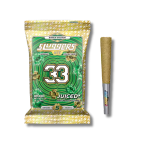 33 - Diamonds and Hash Infused Pre Roll - 5 x 0.7g Strain | Sluggers