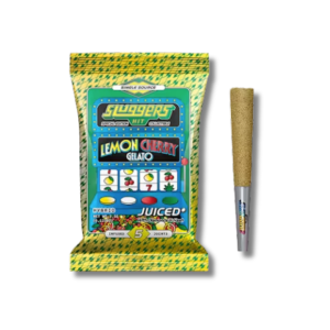 Lemon Cherry Gelato - Diamonds and Hash Infused Pre Roll - 5 x 0.7g Strain | Sluggers