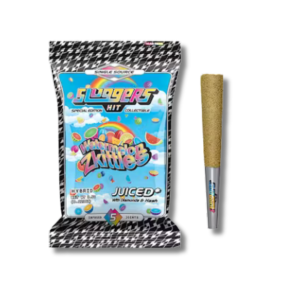 Watermelon Zkittlez - Diamonds and Hash Infused Pre Roll - 5 x 0.7g Strain | Sluggers