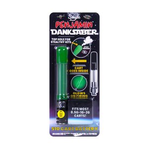 Danksaber | Vape Battery | 510 | Green Strain | Penjamin