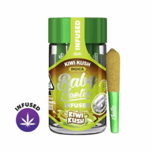 Kiwi Kush | Baby Jeeter | Infused  Pre Roll | 5pk Strain | Jeeter