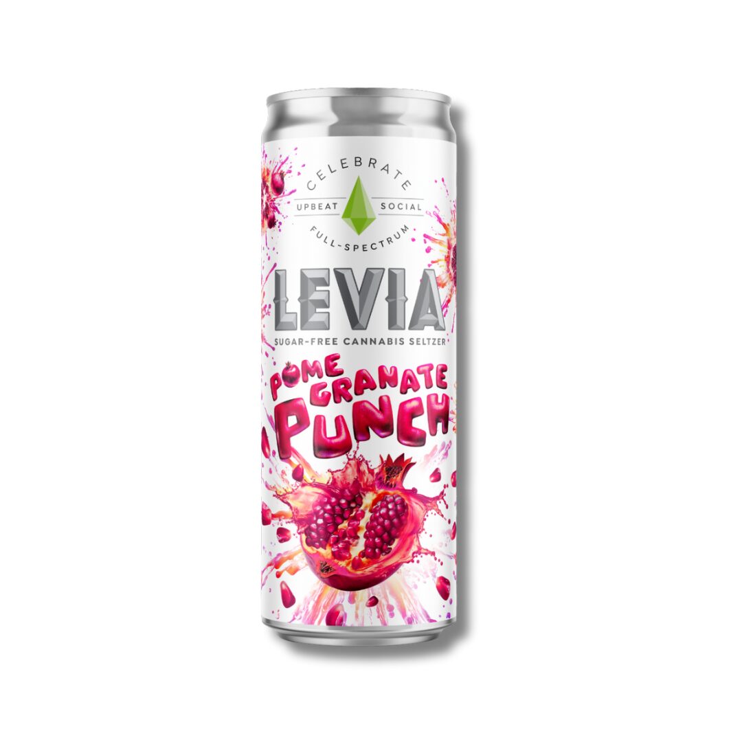 pomegranate punch | celebrate seltzer | 5mg strain | levia | rolling releaf Pomegranate Punch | Celebrate Seltzer | 5mg Strain | Levia