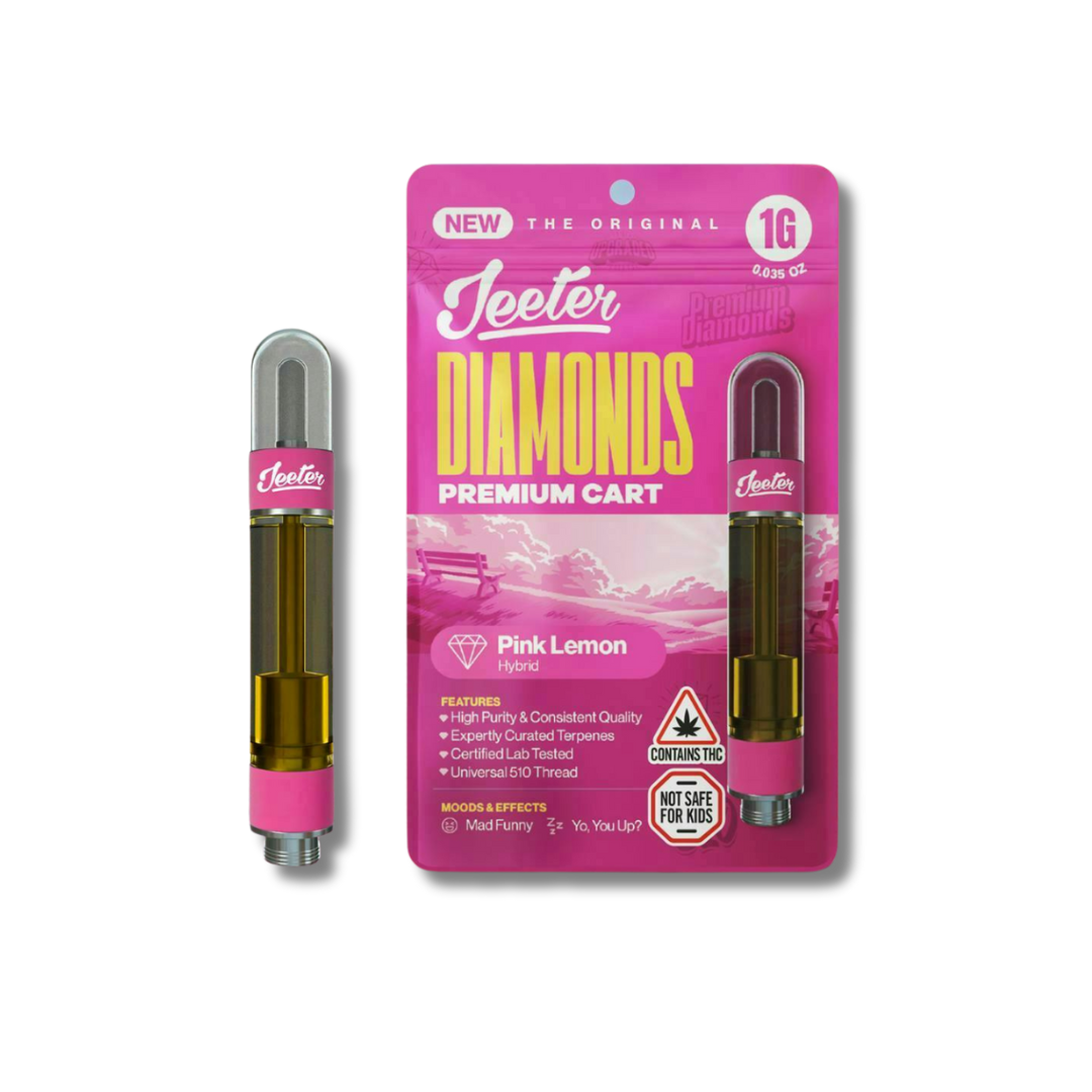 Pink Lemon | Premium Diamonds | Vape Cart | 1g Strain | Jeeter