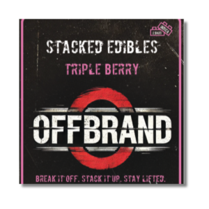 Triple Berry | Stacked Edibles | 50mg 2pk | 100mg Strain | Offbrand