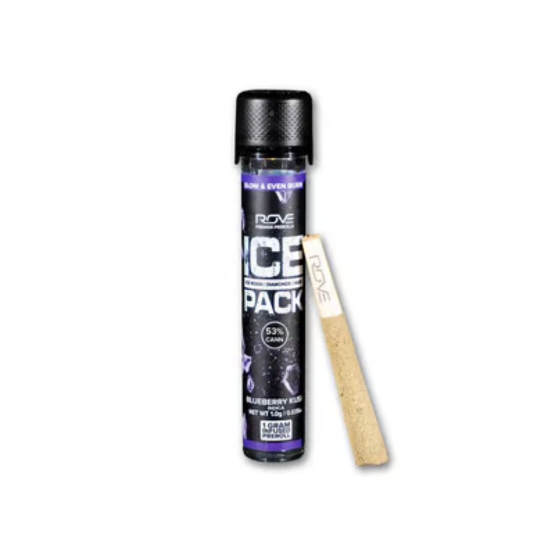 Blueberry Kush - Rosin, Diamonds, Hash, Infused - Pre Roll - 1g