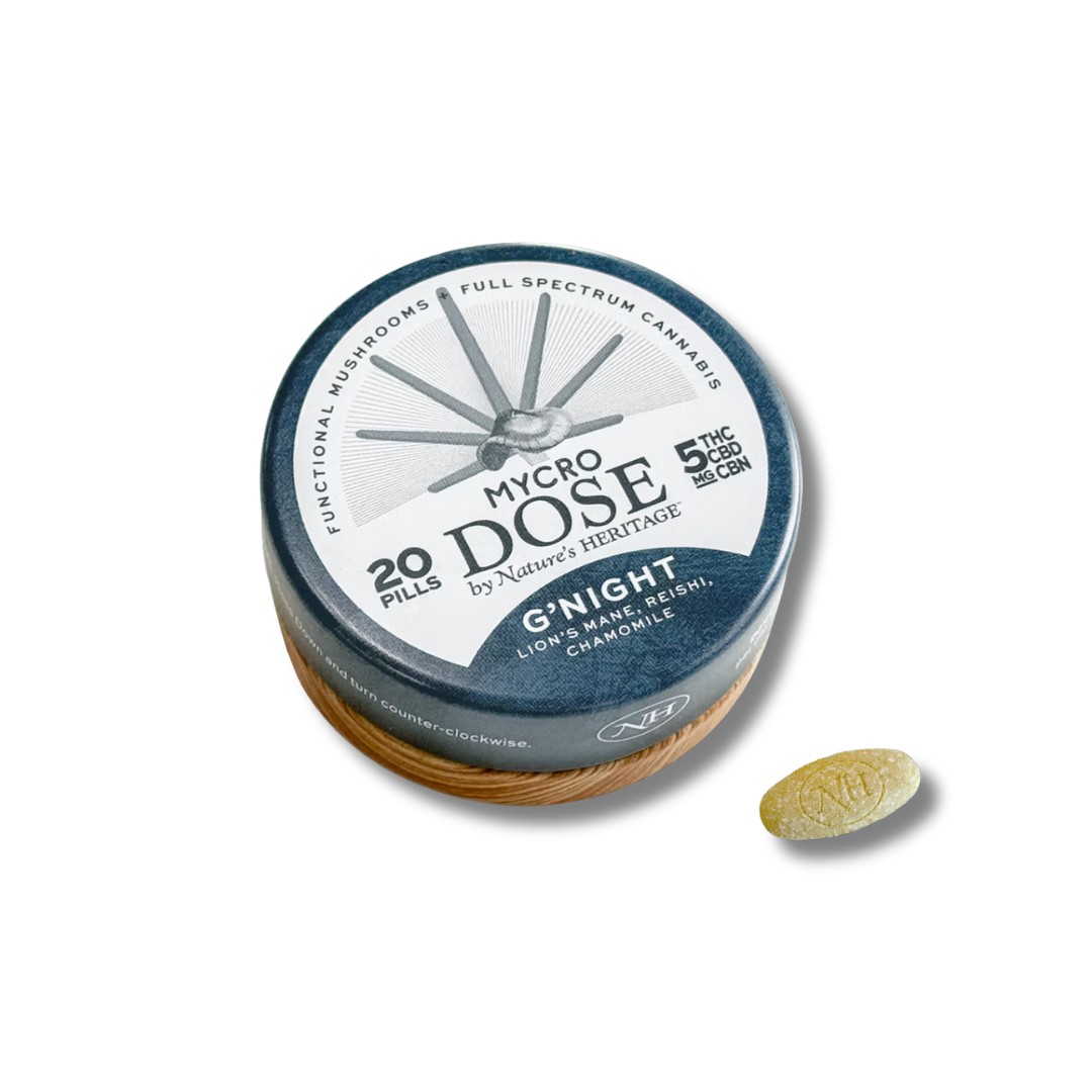 G'Night Pills - Mycro Dose - 100mg THC : 100mg CBD : 100mg CBN