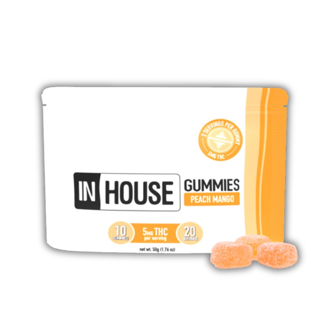 Peach Mango | Fast Acting | Vegan Gummies | 100mg