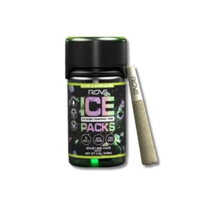 Sour Lime Haze | Ice Hash, Live Rosin, Diamond Infused Pre Roll | 5pk