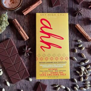 Sky High Chai | Chai Latte Awakening Milk Chocolate Bar | 175mg 4:2:1 | THC:CBG:THCV