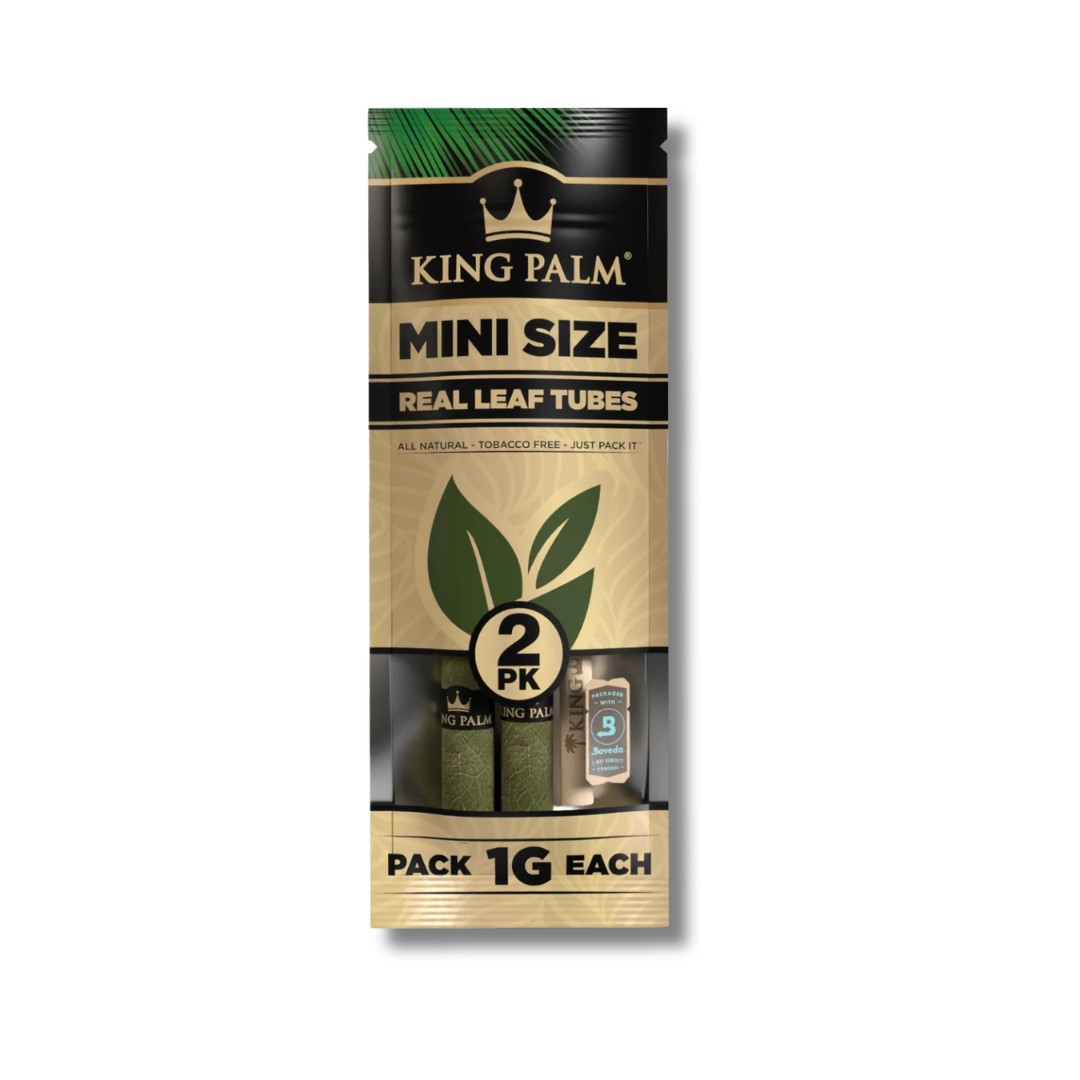 King Palm Real Leaf Tubes - 2pk